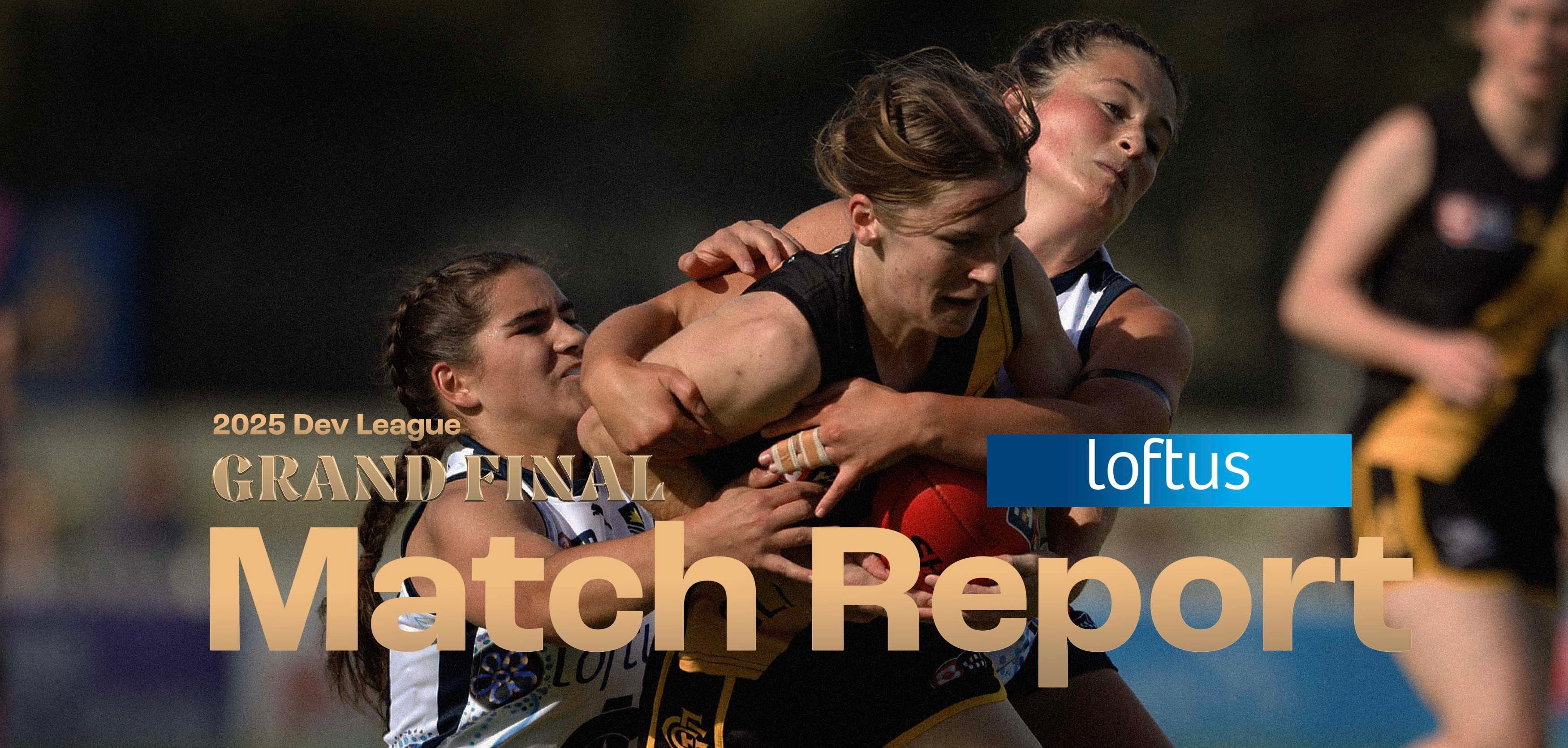 Loftus Match Report: Dev League Grand Final vs Glenelg Loftus Match Report: Dev League Grand Final vs Glenelg